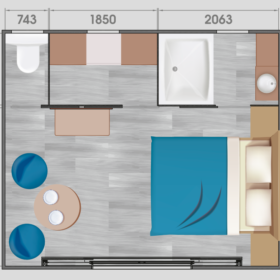 Plan Cottage 2p Premium